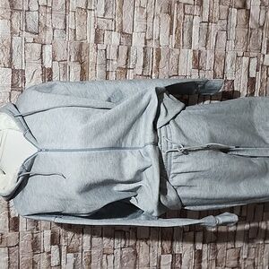 NYC Brand New No Tag Gray Full Zipp Hoodie and Sweatpants Set 2
